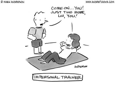 Physical Trainer Cartoon