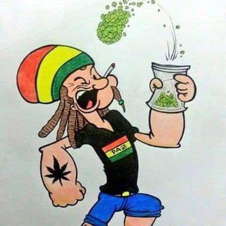 Cannabis Funny Cartoon