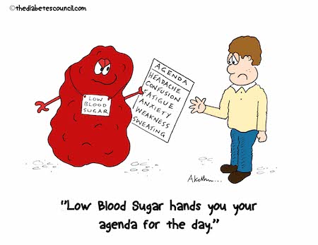 Low Blood Sugar Funny Cartoon