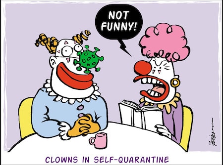 Funny Pandemic Quarantine Cartoon
