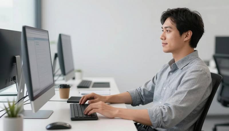 Digital Eye Strain: How to Protect Your Eyes from Screen Fatigue 11 Looking at a Computer all day